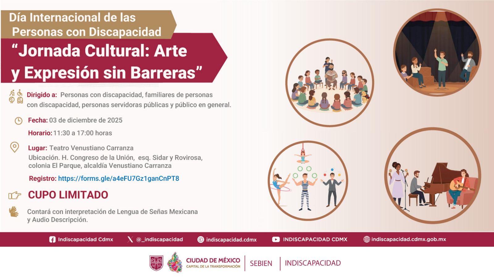 Jornada Cultural: Arte y Expresión sin Barreras