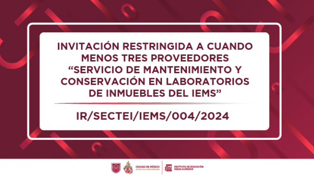 Invitación Restringida - Laboratorios