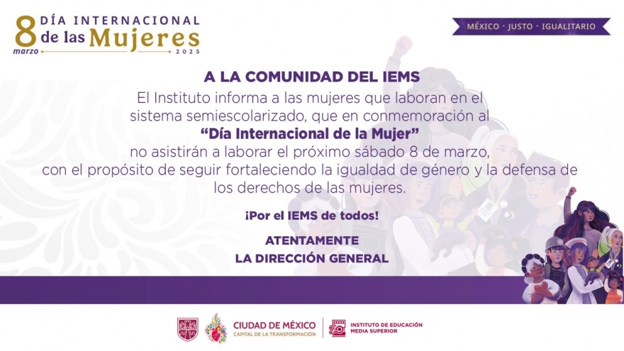 Comunicado 8 de marzo
