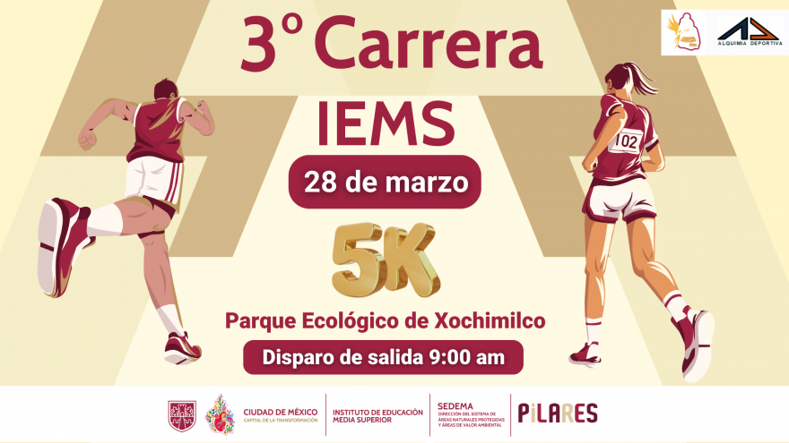 Convocatoria: 3° Carrera 5k IEMS.
