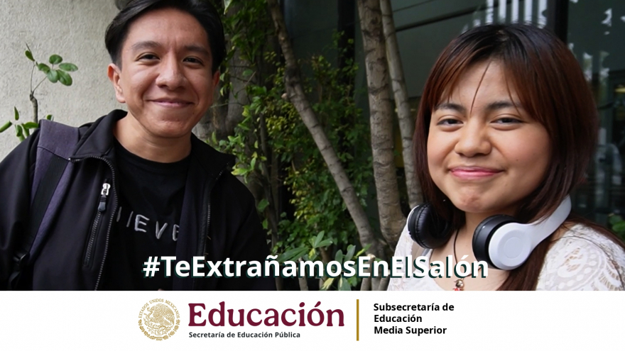Te extrañamos en la escuela.