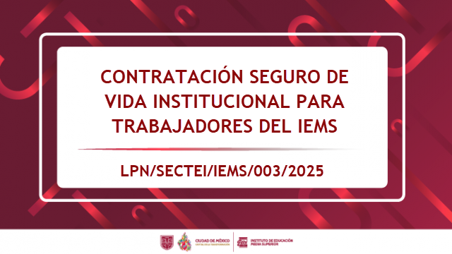 Contratación del Seguro de Vida Institucional
