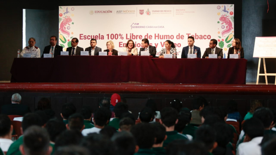 El IEMS recibe reconocimiento como “Espacio 100% libre de humo de tabaco”.