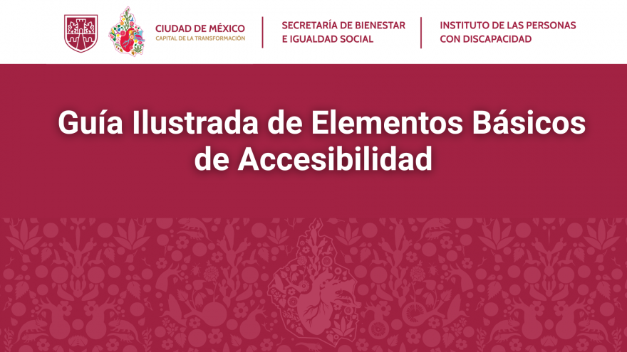 Guía Ilustrada de Elementos Básicos de Accesibilidad.