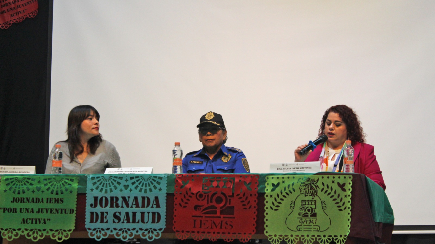 Clausura de las Jornadas IEMS por una Juventud Activa en el plantel GAM I, “Belisario Domínguez”
