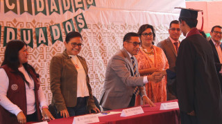 Entrega de reconocimientos a estudiantes de la generación 2022–2025 del Plantel Iztapalapa I, “Ifigenia Martínez Hernández”