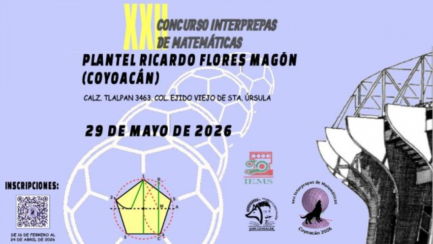 XXII Concurso Interprepas de Matemáticas: Convocatoria 2026