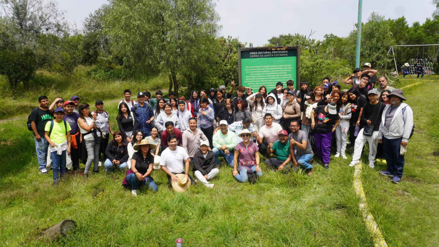 El IEMS forma parte de la Jornada de Reforestación en el Centro Ambiental Yautlica.